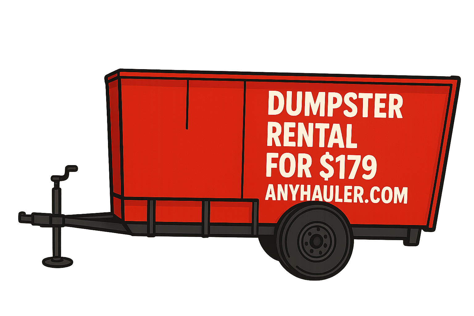 AnyHauler dumpster trailer